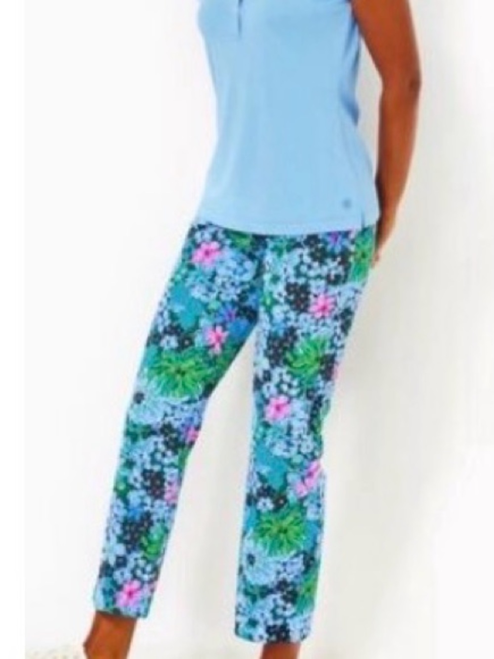 Like New Lilly Pulitzer Alston Luxletic Floral Pants